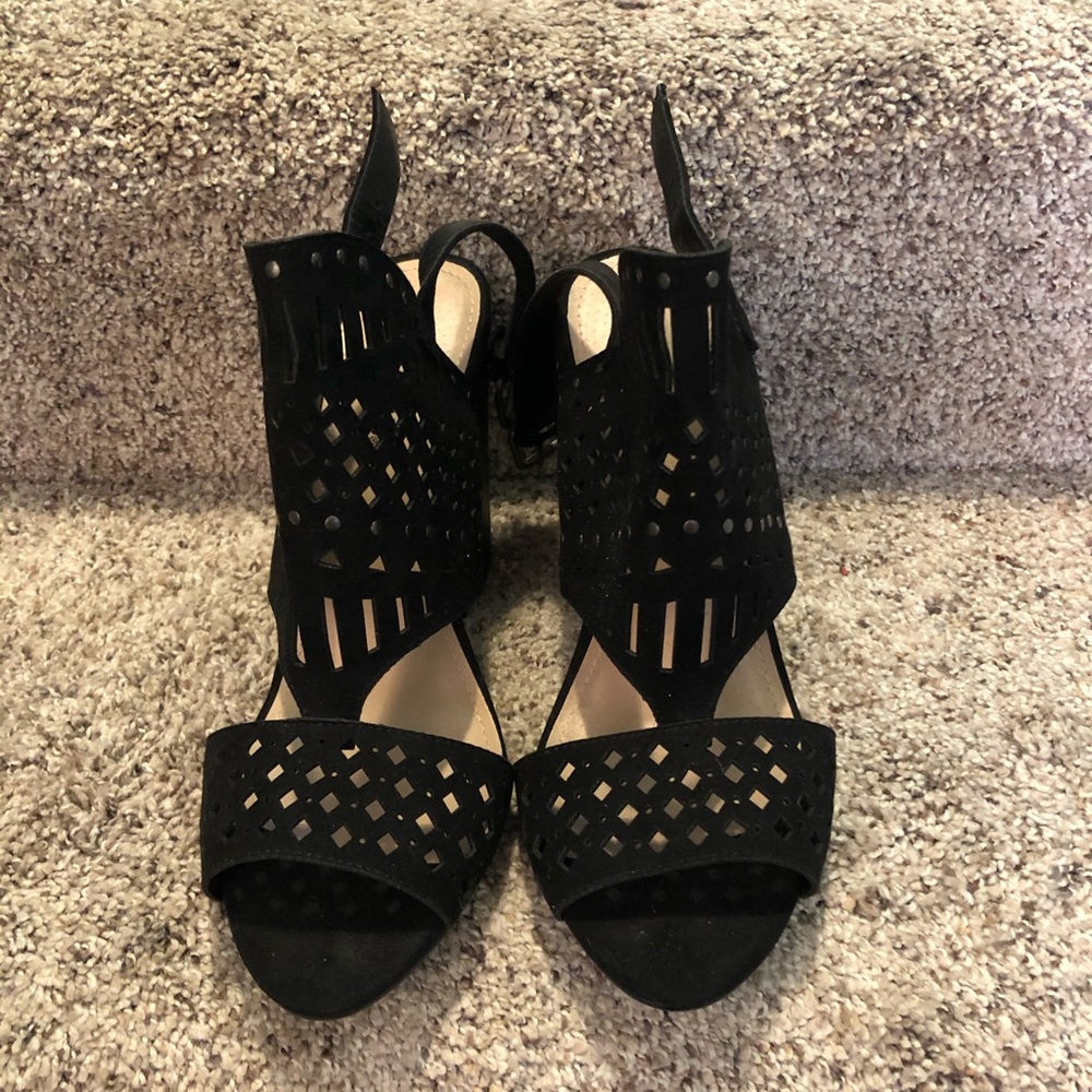 Black Just Fab heels
